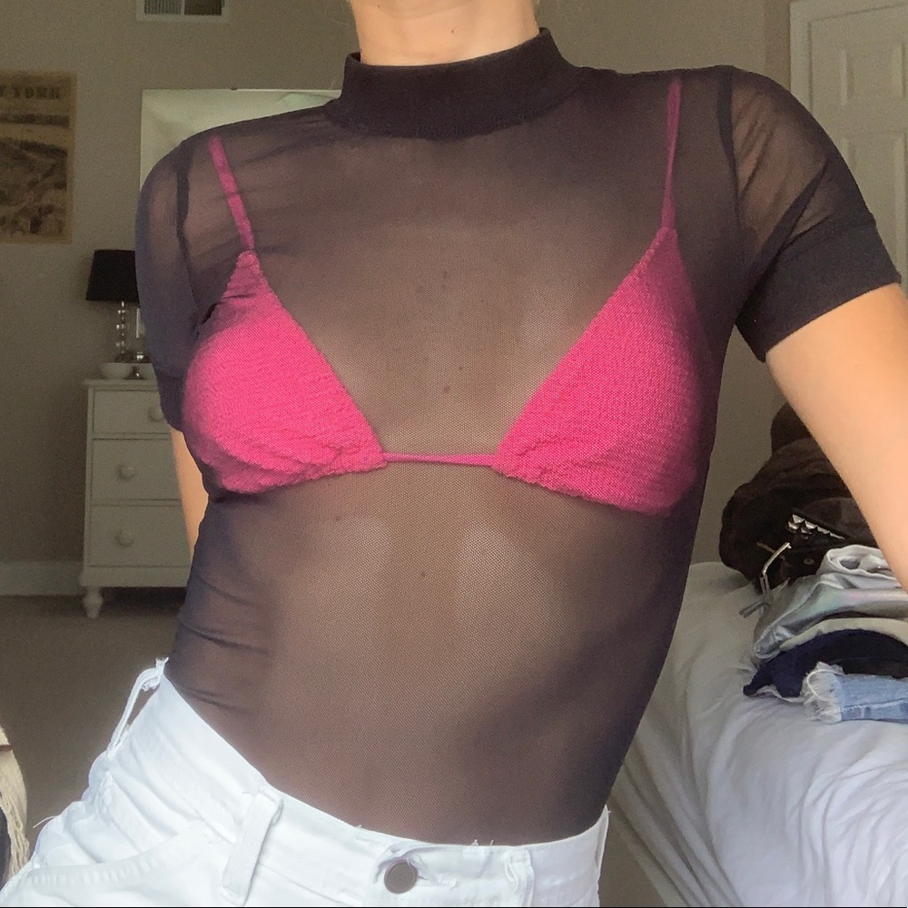 Sheer Urban Outfitters Top size small